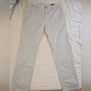 Bonobos 32/30 Gray Slim Fit Chinos